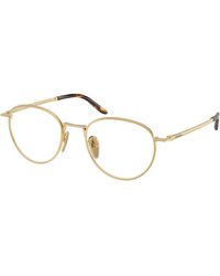 Prada - Pr D57Vd 5Ak1O1 Optical Frames Metal Transparent Pantos Normal - Lyst