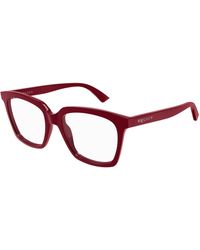 McQueen - Am0513O 005 Optical Frames Acetate Transparent Cat Eye - Lyst