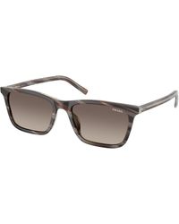 Prada - Pr D19S 23P30S Sunglasses Acetate Squared Normal Nuanced - Lyst