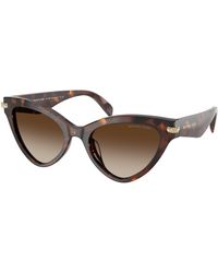 Michael Kors - Mk2259U Roanoke 403113 Sunglasses Acetate Cat Eye Normal Shaded - Lyst