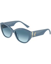 Jimmy Choo - Jc5013U 502019 Sunglasses Acetate Light Butterfly Normal Shaded - Lyst