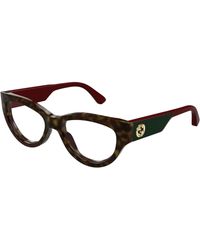 Gucci - Gg1665O 006 Optical Frames Acetate Transparent Cat Eye - Lyst