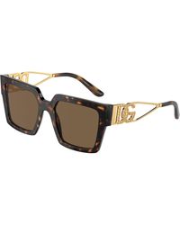 Dolce & Gabbana - Dg4446B 502/73 Sunglasses Acetate Squared Normal - Lyst
