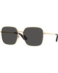 Burberry - Be3180 101787 Sunglasses Metal Squared Normal - Lyst