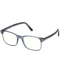 Tom Ford - Ft5831-B 090 Optical Frames Acetate Squared Normal - Lyst