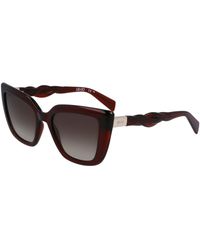 Liu Jo - Lj789S 200 Sunglasses Bio-Inject Cat Eye Normal Shaded - Lyst