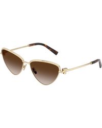 Tiffany & Co. - Tf3107Kb 62123B Sunglasses Metal Geometric Normal Shaded - Lyst