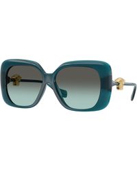 Versace - Ve4499U 55402A Sunglasses Injected Squared Normal Nuanced - Lyst
