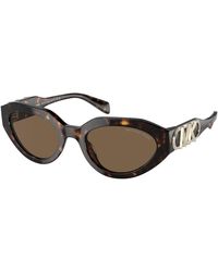 Michael Kors - Mk2192 Empire Oval 328873 Sunglasses Acetate Round Normal - Lyst