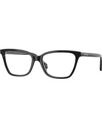 Versace - Ve3398 Gb1 Optical Frames Acetate Transparent Cat Eye Normal - Lyst