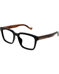 Gucci - Gg1306Oa 001 Optical Frames Plastic Squared - Lyst