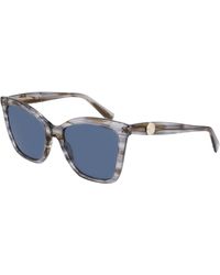 Longchamp - Lo742S 036 Sunglasses Acetate Cat Eye Normal Normal - Lyst
