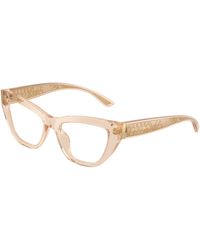 Dolce & Gabbana - Dg3412 3432 Optical Frames Acetate Transparent Cat Eye Normal - Lyst