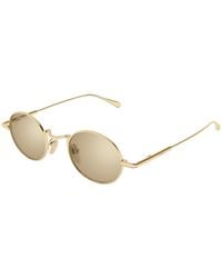 Chloé - Ch0414S 001 Sunglasses Metal Bronze Round - Lyst