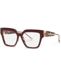 Philipp Plein - Vpp165S Plein Queen 0U86 Optical Frames Acetate Squared - Lyst