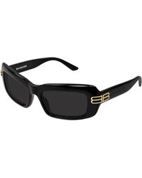 Balenciaga - Bb0432S 001 Sunglasses Acetate Squared - Lyst