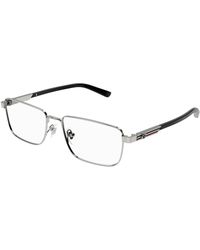 Gucci - Gg1291O 001 Optical Frames Metal Squared - Lyst