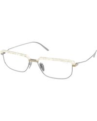 Prada - Pr D64S 29P10W Optical Frames Metal Transparent Geometric Normal - Lyst