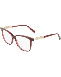 Ferragamo - Sf3064 655 Optical Frames Acetate Squared Normal - Lyst