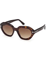 Tom Ford - Ft1341 Meryl-02 52F Sunglasses Acetate Geometric Normal - Lyst