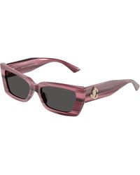 Jimmy Choo - Jc5037Bu 506487 Sunglasses Acetate Cat Eye Normal - Lyst