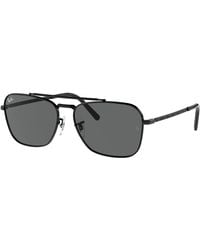 Ray-Ban - New Caravan Sunglasses Black Frame Grey Lenses 58-15 - Lyst