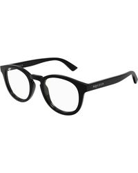McQueen - Am0514O 001 Optical Frames Acetate Transparent Round - Lyst