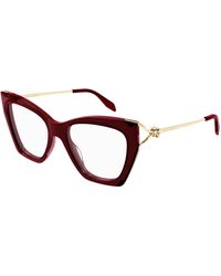 McQueen - Am0376O 003 Optical Frames Acetate Cat Eye - Lyst