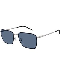 Emporio Armani - Ea2172D 300380 Sunglasses Metal Squared Normal - Lyst