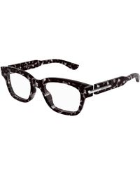 McQueen - Am0497O 006 Optical Frames Acetate Transparent Squared - Lyst