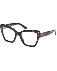 Guess - Gm50034 052 Optical Frames Acetate Butterfly Normal - Lyst