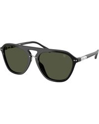 Ralph Lauren - Rl8219U The Hugh 500131 Sunglasses Acetate Squared Normal - Lyst