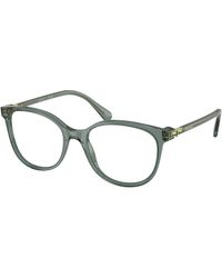 Swarovski - Sk2002 1043 Optical Frames Acetate Transparent Squared Normal - Lyst