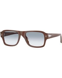 Persol - Po3407V 1250 Optical Frames Acetate Transparent Squared Normal - Lyst