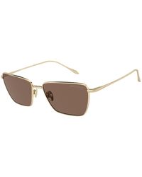 Giorgio Armani - Ar6153 301373 Sunglasses Metal Squared Normal - Lyst