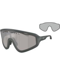 Moncler - Q74005 65036G Sunglasses Injected Geometric Mirror - Lyst