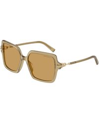 Tiffany & Co. - Tf4260U 846173 Sunglasses Acetate Ocher Squared Normal - Lyst