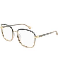 Chloé - Ch0034O 003 Optical Frames Injected Transparent Squared - Lyst