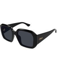 Chloé - Ch0300S 001 Sunglasses Acetate Squared - Lyst