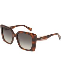 Liu Jo - Lj819S 240 Sunglasses Acetate Squared Normal Shaded - Lyst