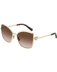 Tiffany & Co. - Tf3102B 61893B Sunglasses Metal Butterfly Normal Shaded - Lyst