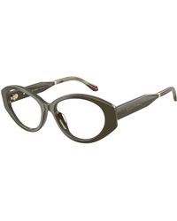 Giorgio Armani - Ar7281U 6228 Optical Frames Acetate Round Normal - Lyst