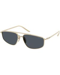 Prada - Pr C51S Zvn70B Sunglasses Metal Pillow Normal - Lyst