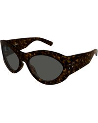 Saint Laurent - Sl 854 002 Sunglasses Acetate Geometric - Lyst