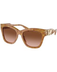 Michael Kors - Mk2182U Empire Square 32883B Sunglasses Acetate Butterfly Normal Shaded - Lyst