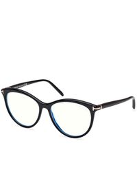 Tom Ford - Ft5990-B 001 Optical Frames Acetate Round Normal - Lyst