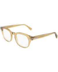 Ferragamo - Sf3033 321 Optical Frames Acetate Geometric Normal - Lyst