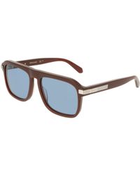 Ferragamo - Sf2087S 210 Sunglasses Acetate Squared Normal - Lyst