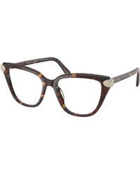 Swarovski - Sk2051 1002 Optical Frames Acetate Cat Eye Normal - Lyst