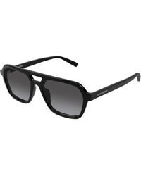 Saint Laurent - Sl 905 001 Sunglasses Acetate Squared - Lyst